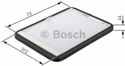 Produktbild von Bosch Filter, Innenraumluft 1 987 432 051