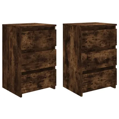 Obrázek produktu pro vidaXL Noční stolky 2 ks. Kouřový dub 40x35x62,5 cm výrobek z odvozeného dřeva