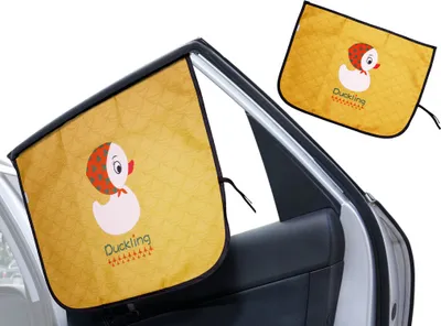 Image de Rideau magnétique pour fenêtre de voiture, canard