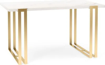 Obrázek produktu pro Jídelní stůl FURNLUX Horten White 80 cm / Hlavní barva: bílá / Rozměry: 80 x 76 x 220 cm