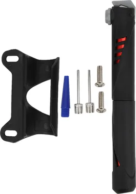 Produktbild von Mini manuálna Fahrradpumpe Schrader/Presta -Ventil Universal Fahrradinflator Zyklus AccessoireBlack Rot
