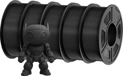 Immagine prodotto di Filamento per stampante 3D ABS, materiale durevole, alta precisione, ABS nero 5KG