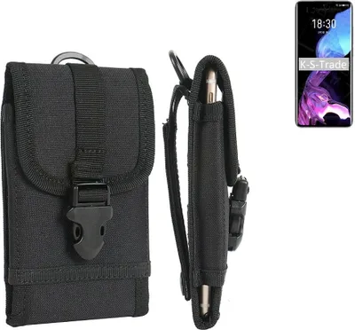 Produktbild von K-S-Trade Holster Handy Hülle kompatibel mit Meizu 18 Holster Handytasche Gürtel Tasche Schutz Hülle Robust Outdoor schwarz