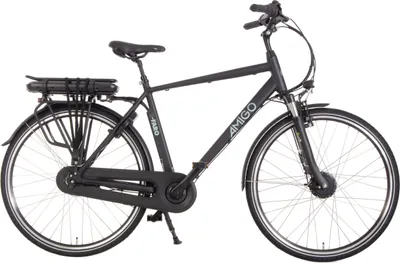 Produktbild von AMIGO Elektrische stadträder E-Faro S2 28 Zoll 53 cm Herren 7G Rollerbrakes Mattschwarz