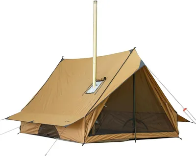 Produktbild von Tragbares Hut-Zelt für 1-2 Personen mit Ofenanschluss - ideal zum Wandern und Backpacken