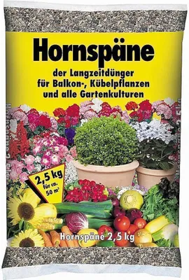 Produktbild von Hornspäne 2,5 kg Horndünger Naturdünger