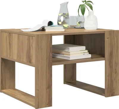 Produktbild von (Robust Möbel)Couchtisch - HOMMIE - modernes Design Wohnzimmertisch- Artisan-Eiche 66x53x45cm Holzwerkstoff - Couchtische GermanyMöbel5031669
