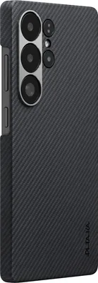 Produktbild von Pitaka Ultra-Slim Magsafe Case fr Samsung Galaxy S25 Ultra Schwarz Grau