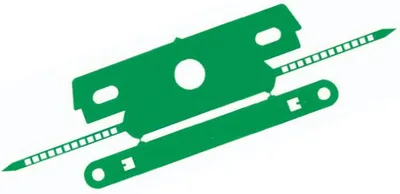 Produktbild von Abhefter + Deckschiene VE=100 Stück grün