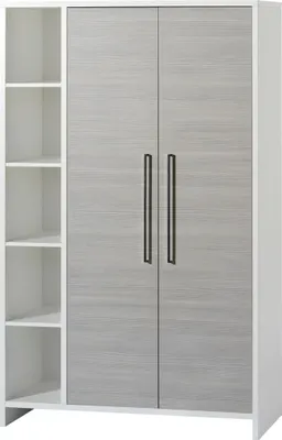 Produktbild von Schardt Schrank Eco Silber mit 2 Türen, H 181cm x B 113cm x T 53cm
