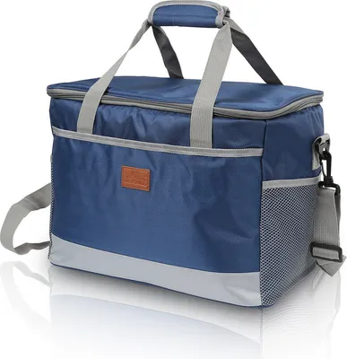 Produktbild von Yakimz Kühltasche Picknicktasche Kühltaschen Lunchtasche Mittagessen Tasche Thermotasche Kühltasche Isoliertasche für Lebensmitteltransport,15L Marine