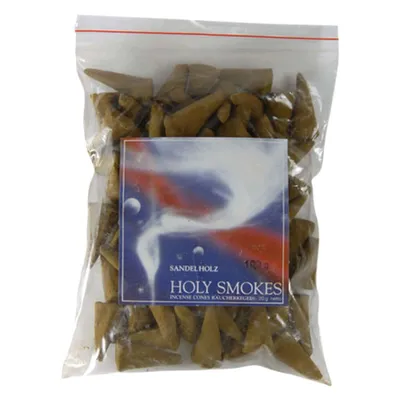 Produktbild von Holy Smokes - Sandelholz Räucherkegel Nachfüllpack 100g