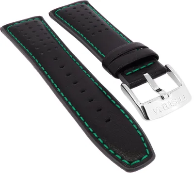 Produktbild von Festina F20440 ⇒ Uhrenarmband 25mm Leder schwarz ⇒ grüne Naht F20440/3