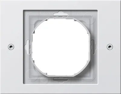 Image de Cadre Gira, simple, TX44, encastré IP44, blanc pur brillant, 1 pièce.