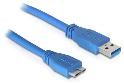 Immagine prodotto di Delock USB 5 Gbps Kabel Typ-A Stecker zu Typ Micro-B Stecker 5 m blau