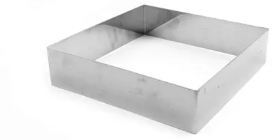 Keksausstechform, viereckig, Edelstahl, 20 cm