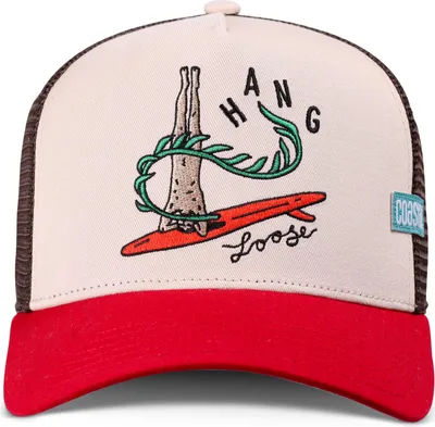 Productafbeelding van Coastal HFT HangLoose Truckerhoed, crèmekleur/rood