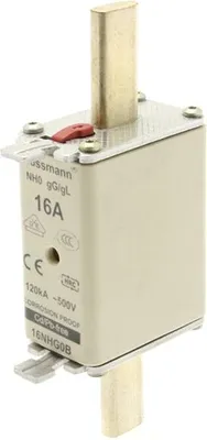 Immagine prodotto di Fusibile NH0 da 6 A, 500 V, GL/GG, doppio indicatore