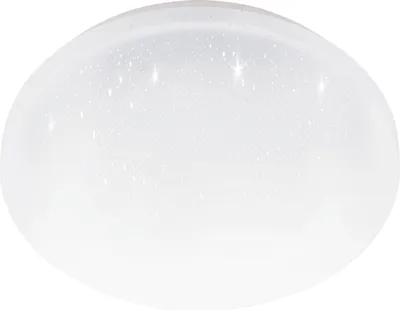 Produktbild von EGLO LED Deckenleuchte Pogliola-S, Ø 26 cm, Wandlampe, Kristalleffekt Deckenlampe aus Stahl und Kunststoff, Wohnzimmerlampe, Küchenlampe, Bürolampe