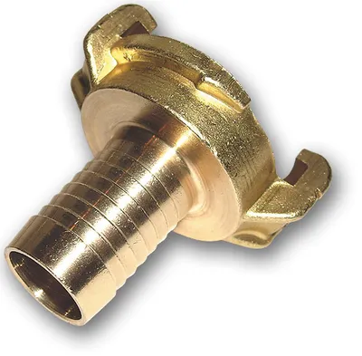 Produktbild von Messing Wasserkupplun, Schnellkupplung Schlauchtülle 1/2" - 1 mm Klauenkupplung