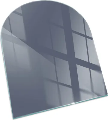 Produktbild von Farbe Dunkelblau – Glasbodenplatte für – Kaminofen – Kaminplatte Glas – Schutzglas – Funkenschutzplatte –Glasbodenplatte Feuerfeste – Hitzeschutzplatte – Bodenschutz aus Glas – 80x70 cm