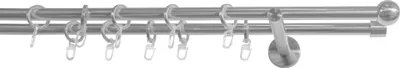 Produktbild von SN Deco - Stilgarnitur Straßburg, 19 mm, 2-Lauf, edelstahl optik, 100 cm