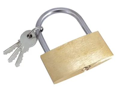 Immagine prodotto di Lucchetto in ottone 60 mm con 3 chiavi