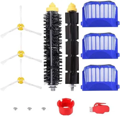 Image de Kit d'accessoires pour iRobot Roomba série 600 - 13 pièces - Nettoyage efficace - Compatible avec les séries Roomba 500 et 600