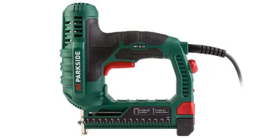 Produktbild von Parkside PET 25 C3 Elektro-Tacker fÃ1/4r Klammern und Nägel, 25 mm Klammerlänge, variable Geschwindigkeit