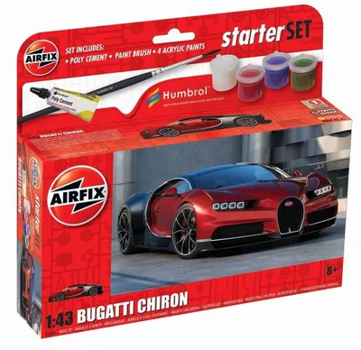 Obrázek produktu pro Airfix Malá startovací sada NEW Bugatti Chiron 1:43