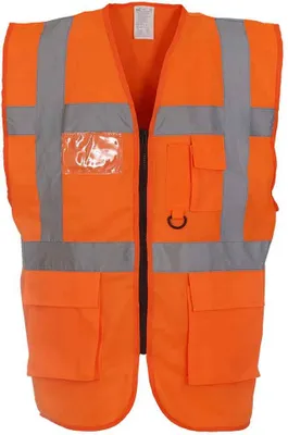 Obrázok produktu pre Yoko - Vesta "Executive" pre mužov/dámy unisex PC5507 (L) (oranžová)