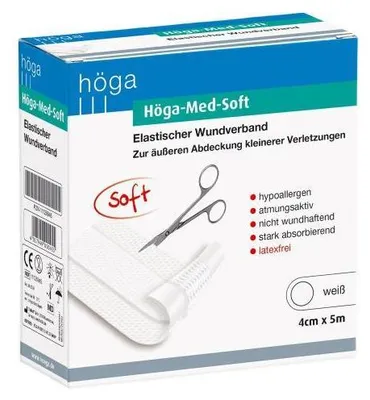 Produktbild von Höga-Med-Soft 4cmx5m weiß 1 St