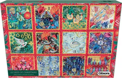 Image de Gibsons Puzzle 12 Days of Christmas - 1000 pièces - Puzzle de Noël