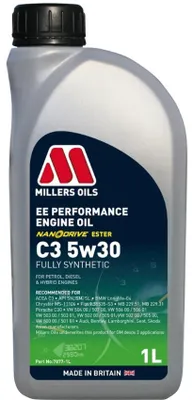 Zdjęcie produktu dla Millers Oils EE performance C3 5W-30 1l s technologií Nanodrive