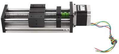 Produktbild von 100 mm effektiver Hub 1605 Kugelumlaufspindel Führungsschiene Schiebetisch Nema23 57 Schrittmotor
