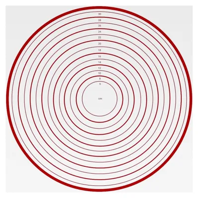 Produktbild von Runde Silikon-Backmatte Ø 32 cm