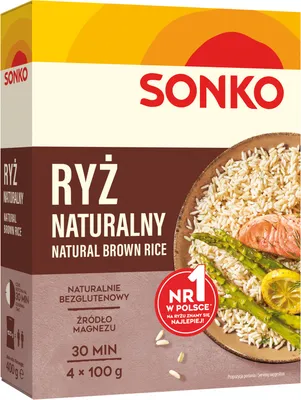 Image de Sonko Riz Naturel 400 g (4 x 100 g)
