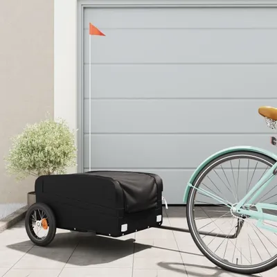 Produktbild von Cloris Designermöbel Fahrradanhänger Schwarz 30 kg Eisen 2024 Neu