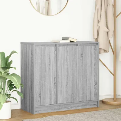 Image de vidaXL Sideboard Gris Sonoma 85x34x76 cm Bois composite
