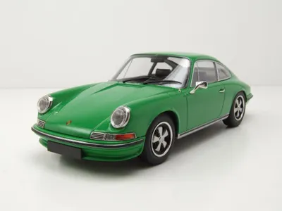 Immagine prodotto di Minichamps 155063001, Porsche 911 S del 1972, colore verde, scala 1:18