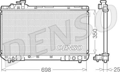 Produktbild von DENSO DRM50020 Kühler Wasserkühler Motorkühler für TOYOTA RAV 4 I (SXA1)