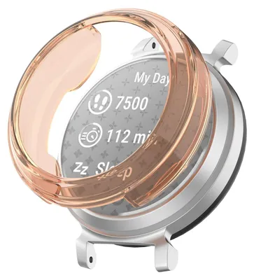 Image de Pour Garmin Lily 2 Haute qualité de protection TPU Watch cas transparent / rose