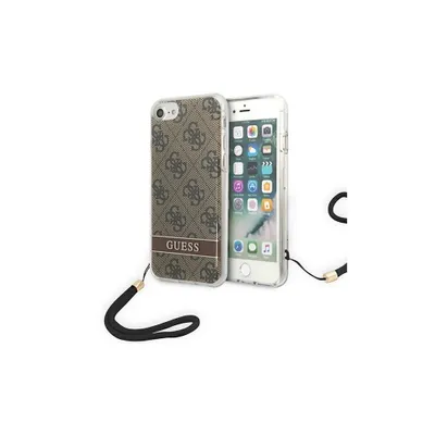 Image de Guess Guohci8H4Stw Iphone Se 2022 / Se 2020 / 7/ 8 Brown/Brown Hardcase 4G Print Strap