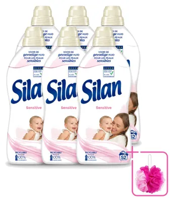 Produktbild von 6 x Silan Sensitive Weichspüler - 1144 ml - Sparpackung - 6 Stücke