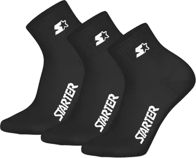 Produktbild von Starter 3pk Quarter Socks (46) 39/42 Black