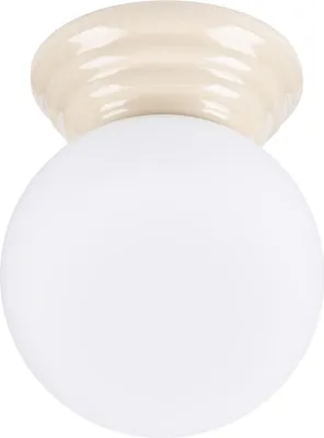 Image de Applique ZORI beige IP44 1xG9 8W céramique émaillée/verre 12x16x12cm Sollux Lighting