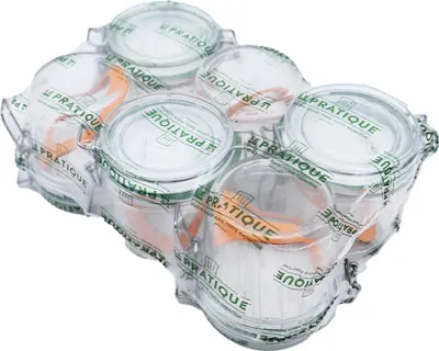 Zdjęcie produktu dla 1 Słoiki do przechowywania z wzmocnieniem 350 ml ø85 mm Opakowanie po 6 sztuk – praktyczne rozwiązanie
