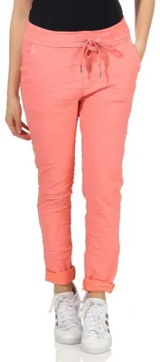 Produktbild von simaranda Damen Jogginghose Freizeithose Sweatpants Baggy Boyfriends Sommerhose