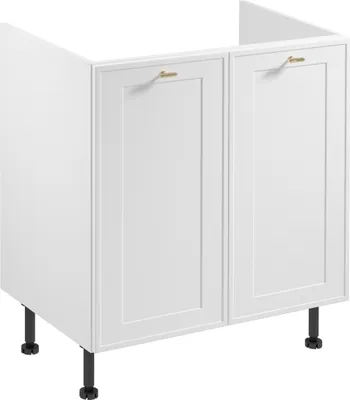 Produktbild von Spülenunterschrank 80 cm küchenmöbel Küchenschrank, Sorento D80Z Weiß