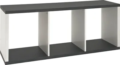 Produktbild von HAKU Regal Bücherregal granitoptik, weiß - MDF, B/H/T: 117x50x30 cm